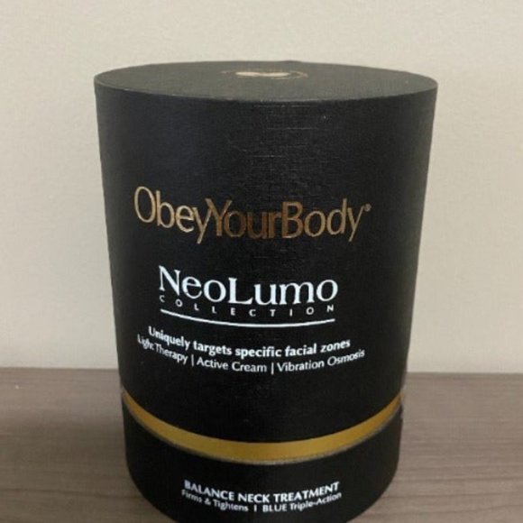 NEOLUMO BALANCE NECK TREATMENT-BLUE TRIPLE ACTION-1.7 oz/ 50 ml-BRAND NEW-SEALED - Picture 2 of 8
